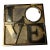 Vintage Brass Love Sculpture — Indiana Style For Sale
