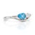 Add a serene splash of vibrant ocean tones to your rotation with a wave-inspired band designed to hug a luminous teardrop...