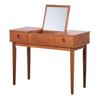 Teak Vanity Table, Denmark, 1960s For Sale