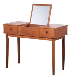 Teak Vanity Table, Denmark, 1960s