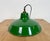 Industrial Green Enamel Factory Pendant Lamp from Revo, 1950s For Sale - Image 17 of 18