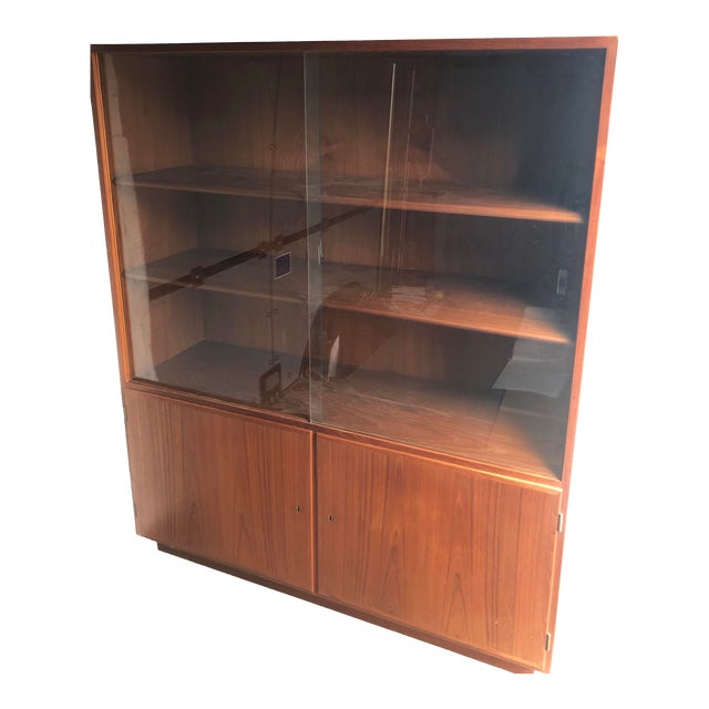 Povl Dinesen Mid Century Modern Teak Display Cabinet Chairish