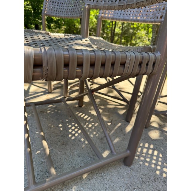 McGuire McGuire Antalya Outdoor Side Chairs- Set of 6 For Sale - Image 4 of 12