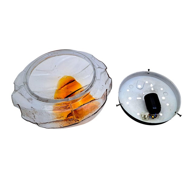 AVMazzega Murano Glass Mountain Ceiling Lamp from Mazzega, 1970s For Sale - Image 4 of 6