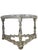 Baroque Distressed Gray and White Demi-Lune Wall Consoles, 1990s, Set of 2 For Sale - Image 3 of 9