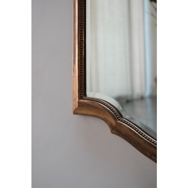 Large French Wall Mirror in Wood For Sale - Image 4 of 7