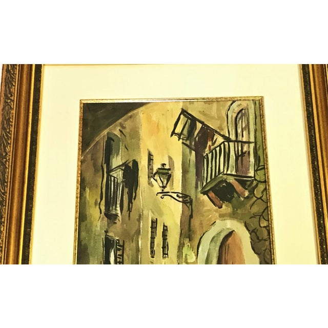 Signed Original Watercolor by Elisée Maclet (French, 1881-1962) For Sale - Image 4 of 9