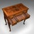 Wood Quality Vintage Georgian Revival Lowboy, English, Burr Walnut, Side, Hall Table For Sale - Image 7 of 12