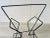 1960s Black Metal Wire Magazine Stand For Sale - Image 4 of 6