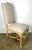 Set of Ten French Provincial Linen Upholstered Dining Chairs For Sale - Image 17 of 17