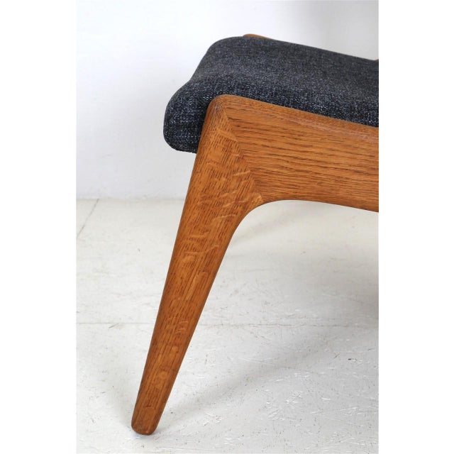 1960s Oak Wing Chair attributed to Kurt Østervig for Rolschau Møbler, 1950s For Sale - Image 5 of 18