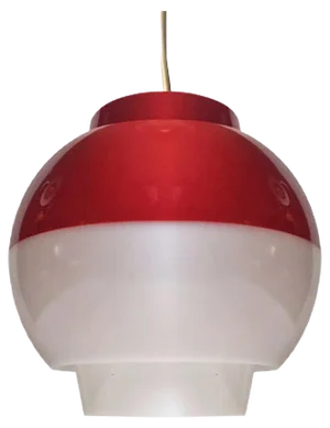 Danish Modernist Fakta Acrylic Glass Pendant Lamp by Bent Karlby for ASK, 1970s