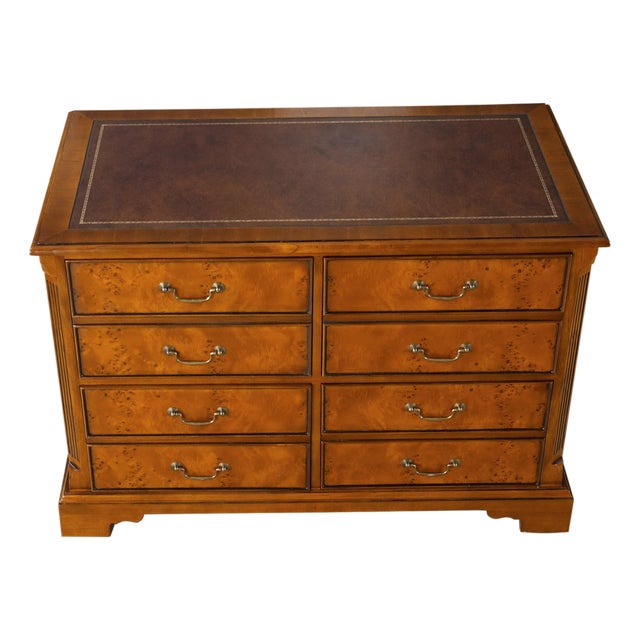 Country Estate Four Drawer File Cabinet For Sale