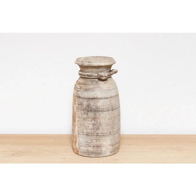 Wood Handmade Wooden Vase-Anura For Sale - Image 7 of 7