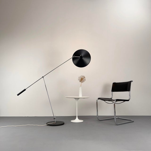 Type 600 Model 51 Floor Lamp by Rico and Rosemarie for Baltensweilerr, Switzerland, 1951 For Sale - Image 4 of 18