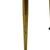 Black Vintage Rockabilly Glass Coffee Table with Conical Gold Legs, 1950s For Sale - Image 8 of 15