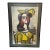 Framed Picasso Lithograph Portrait De Femme Au Chapeau Et a La Robe Vert Jaune From the Marina Picasso Collection Circa 1982 For Sale