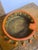 Mid 20th Century Mid 20th Century Italian Alvino Bagni Sea Garden Glazed Ceramic Ashtray/Catchall Dish in Burnt Orange For Sale - Image 5 of 6