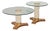 Art Deco Style Tables attributed to Thörmer, 1980s, Set of 2 For Sale