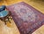 Textile Early 20th Century Persian Kashan Rug, Hand-Knotted Wool, Floral Pattern, Turquoise & Red,6x9 For Sale - Image 7 of 18
