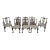 Set of 8 Kindel Mahogany Ball & Claw Dining Room Chairs For Sale