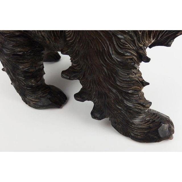 Carved Wooden Ainu Bear, 1960s For Sale - Image 16 of 17