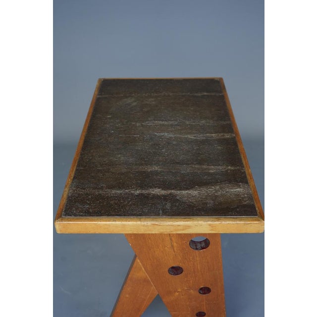 Small Mid-Century French Desk, 1950s For Sale - Image 10 of 17