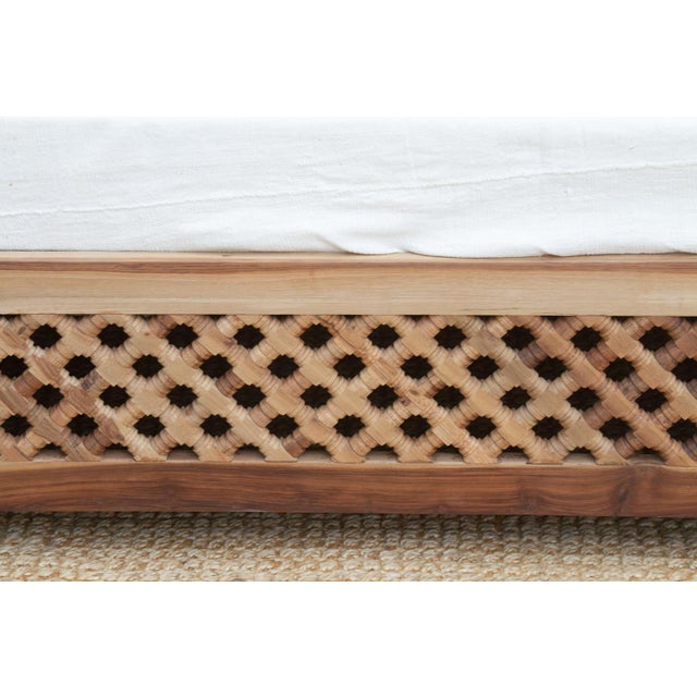 9' Long Colossal Moroccan Lattice Daybed For Sale - Image 4 of 10