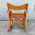 Wood Vintage Costa Rican Wood and Leather Folding Rocking Chair For Sale - Image 7 of 9