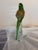 Murano Murano Vintage Stylized Green Budgie Sculpture For Sale - Image 4 of 6