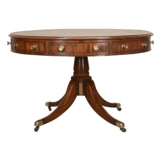 Regency Mahogany Drum Table, 1830 For Sale