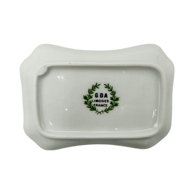 Vintage 5-Star Hotel Scribe Paris Ashtray Dish Porcelain France For Sale - Image 11 of 12