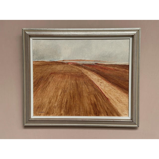 Nils Essen, Rustic Landscape, 1950s, Oil Painting on Canvas, Framed For Sale - Image 9 of 18