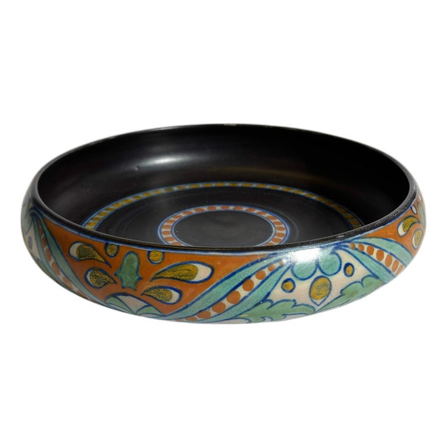 Dutch Art Deco Gouda Bowl, 1922 For Sale