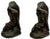 Metal Large & Unusual Antique Native American Indian Motif Bronze Clad Bookends Signed Ruhl - Circa 1910s For Sale - Image 7 of 18