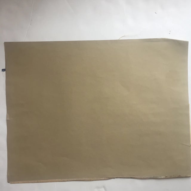 Paper Vintage Original Impressionist Pastel Interior For Sale - Image 7 of 8