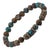 Early 21st Century Turquoise & Diamond Good Luck Beaded Bracelet For Sale - Image 5 of 7
