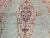 Textile Vintage Oversize Persian Kerman in Floral Pattern in Pale Green, Red, Blue, Pink For Sale - Image 7 of 12
