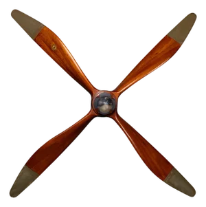 Antique WWI British R.A.F. Fe8 Fighter Plane Four-Blade Propeller, 1916