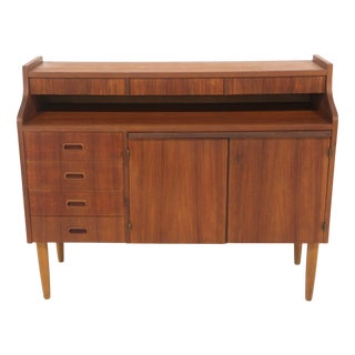 Scandinavian Teak Secretary, Sweden, 1950s For Sale