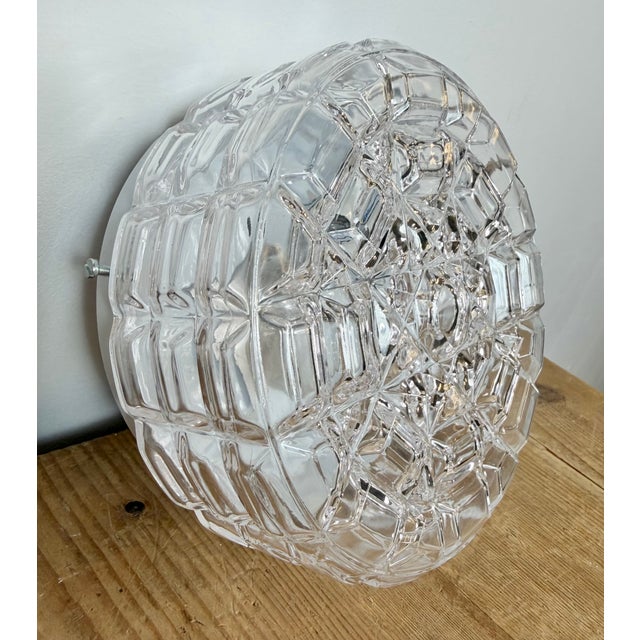 Vintage Glass Wall Light, 1970s For Sale - Image 4 of 17