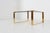 Mid-Century Modern Coffee Table with Gold-Plated Base and Glass Top, 1970s For Sale - Image 12 of 13