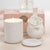 4-Piece Cameo Long Neck Porcelain Bud Vase Set For Sale - Image 4 of 5