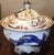 "Mason's Soup Tureen, Blue Handles and Top of Lid, Stand circa 1820 on the bottom there is stamp "Anson Hoyd Willlinton...