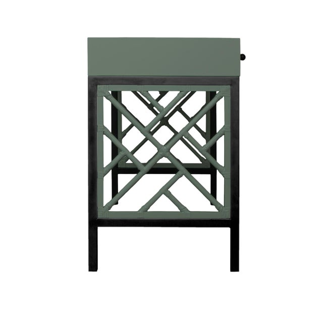 Not Yet Made - Made To Order Chippendale Writing Desk - Evergreen For Sale - Image 5 of 9