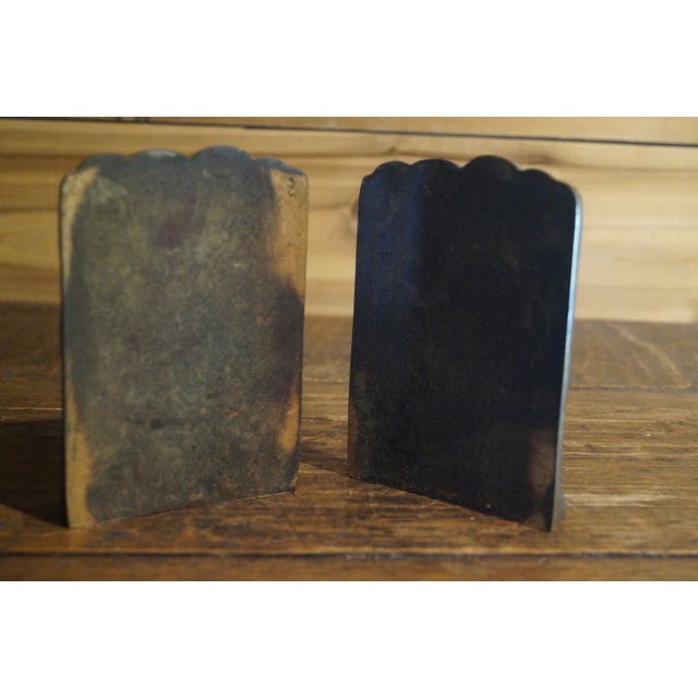Early 20th Century Copper Kangaroo Emu Australian Bookends - A Pair For Sale - Image 4 of 7