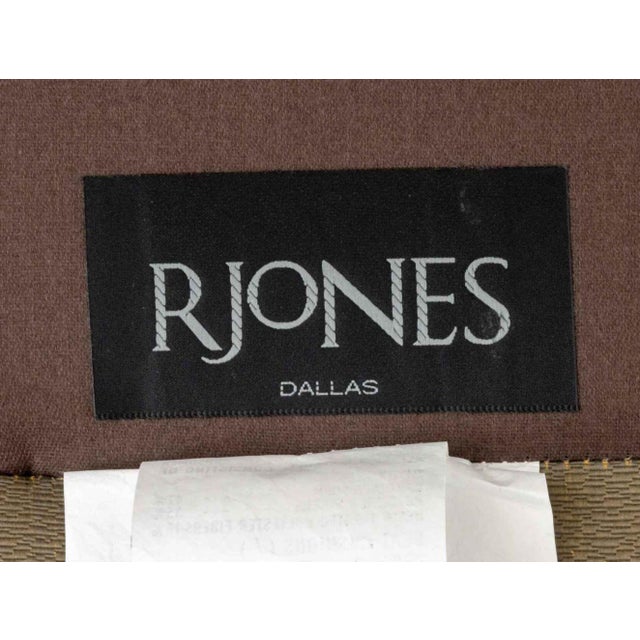 R. Jones Golden Sheen Upholstered Chaise Longue For Sale - Image 9 of 9