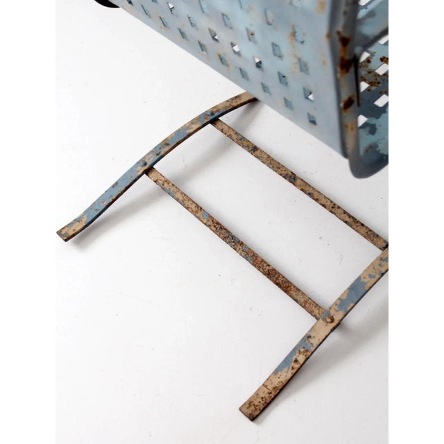 Mid-Century Metal Patio Chair For Sale - Image 6 of 9