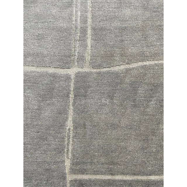 Modern Hand Knotted Modern Wool Rug. 08'01" X 10'03" For Sale - Image 3 of 3