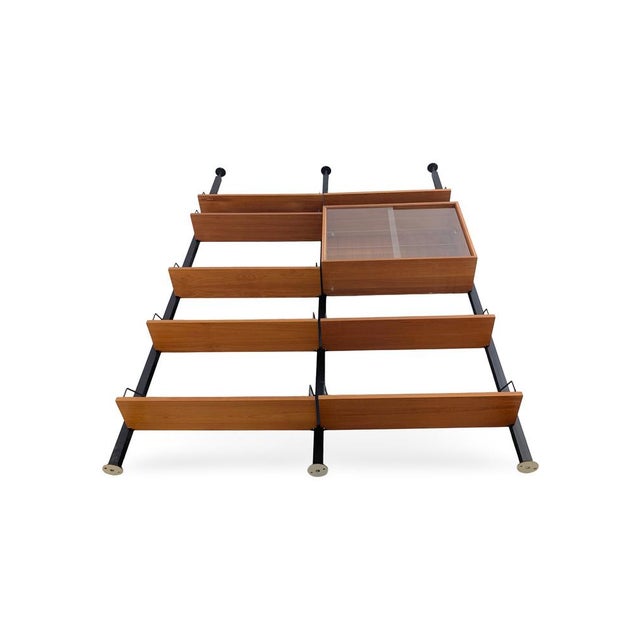 Mid-Century Modern Mid-Century Modern Wall Unit in Teak by Poul Cadovius, 1960 For Sale - Image 3 of 10